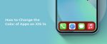How to change color of apps on iOS 14