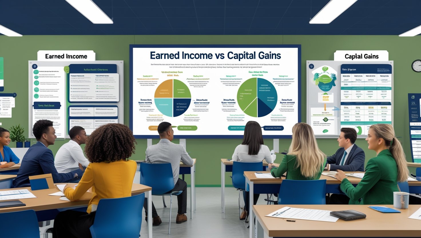 Earned Income vs Capital Gains | Why the Rich Pay Less Tax: